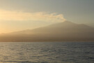 Mount Etna from Boat, Near Acireale, Sicily